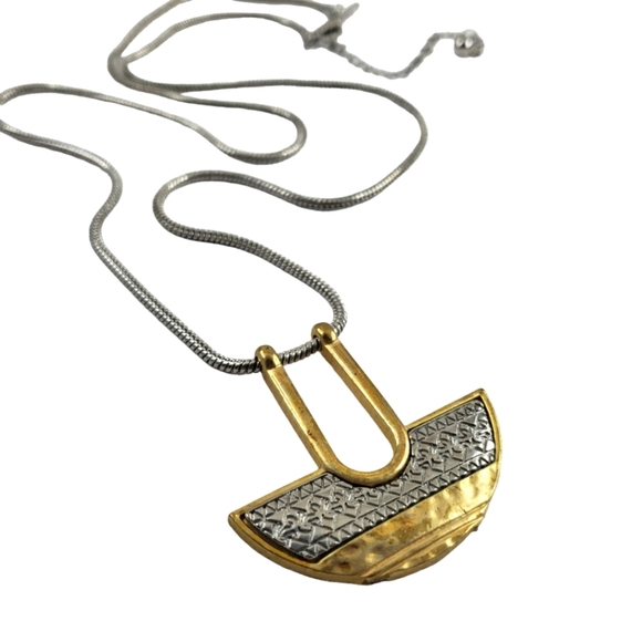 Chico's long pendant necklace art deco necklace - Picture 1 of 12